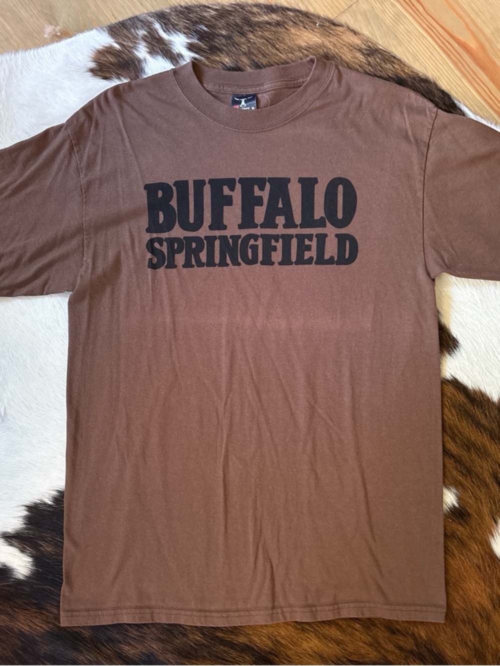 Buffalo Springfield Graphic Short Sleeve Tee - Brown